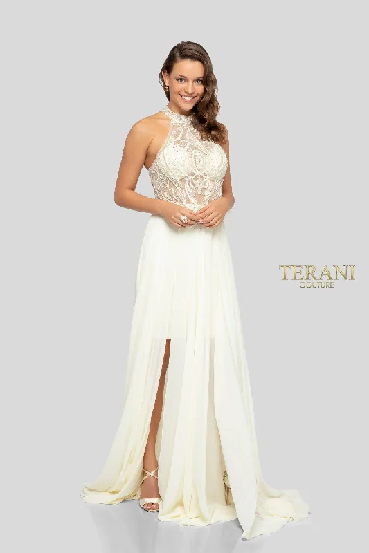 Terani Couture 1913P8298 Prom High Low Formal Dress