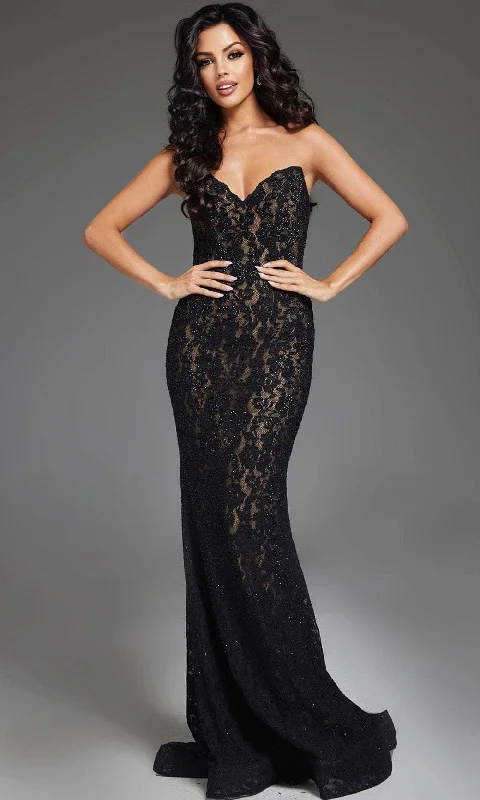 Jovani 43760 - Lace Mermaid Prom Dress